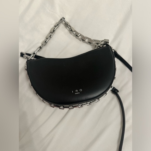 IRO ARC LEATHER MINI BAG WITH CHAIN - Picture 7 of 7